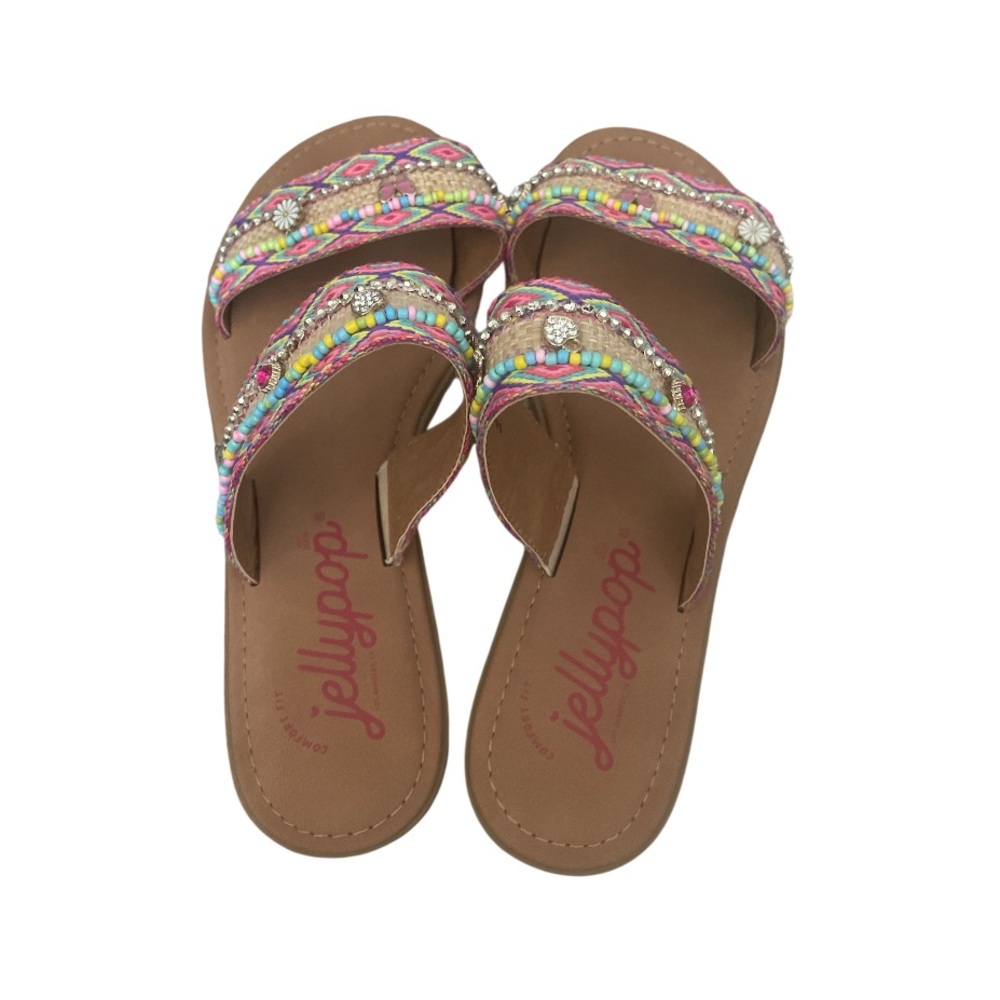 Jellypop Rivenna Pink & Tan Sandals - Picture 2 of 3